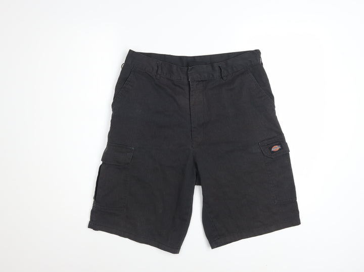 Dickies Men's Black 32 Regular Fit Cargo Work Shorts