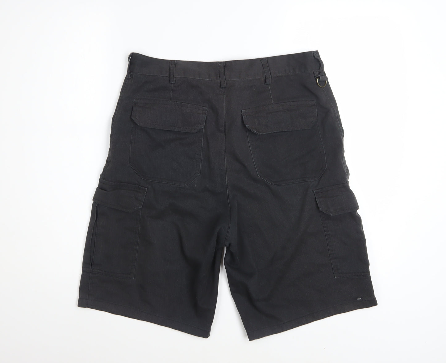 Dickies Men's Black 32 Regular Fit Cargo Work Shorts