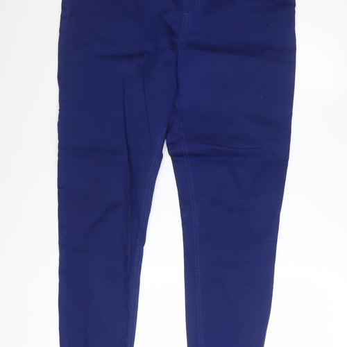 Marks and Spencer Womens Blue Jegging Jeans Size 16 Long Stretch Denim