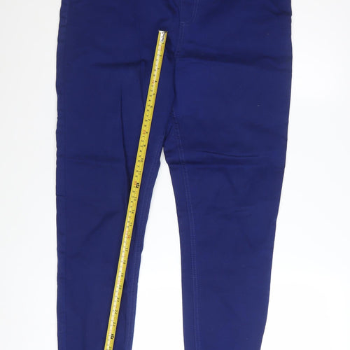 Marks and Spencer Womens Blue Jegging Jeans Size 16 Long Stretch Denim
