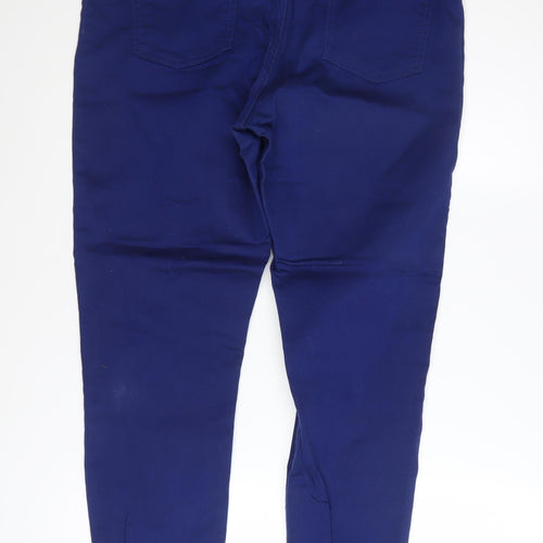 Marks and Spencer Womens Blue Jegging Jeans Size 16 Long Stretch Denim