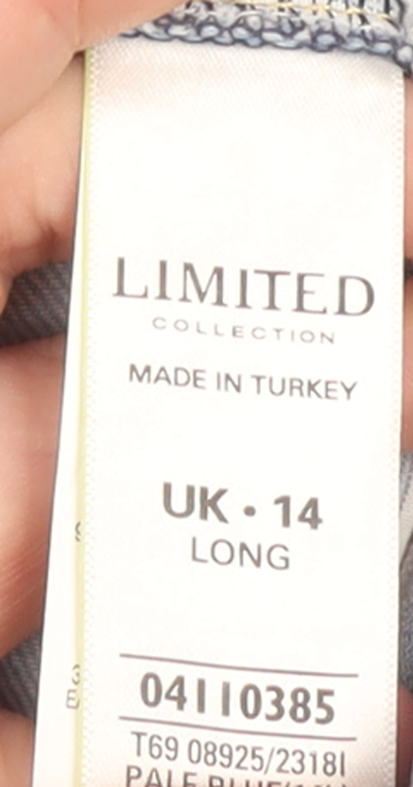 Marks and Spencer Women’s Light Blue Skinny Jeans Size 14 Long