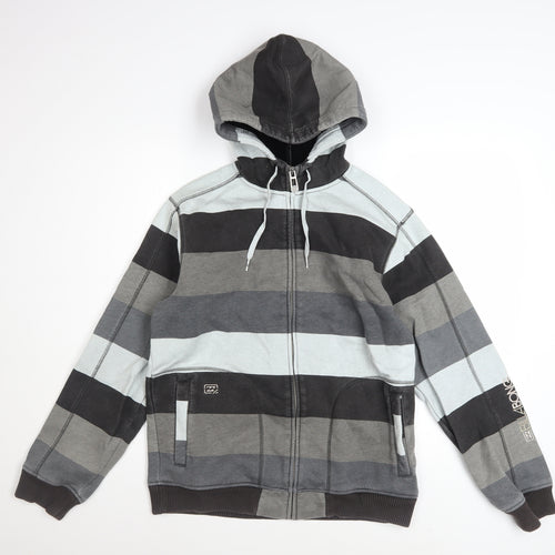 Billabong Men's Multicoloured Full Zip Hoodie Size M