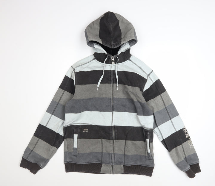 Billabong Men's Multicoloured Full Zip Hoodie Size M
