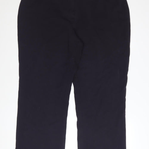 Marks and Spencer Women’s Black Size 18 Tall Straight Leg Trousers