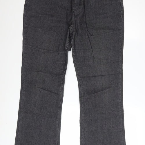 Marks and Spencer Per Una Women’s Grey Bootcut Jeans Size 16 Long