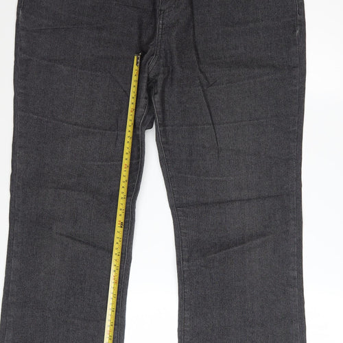 Marks and Spencer Per Una Women’s Grey Bootcut Jeans Size 16 Long