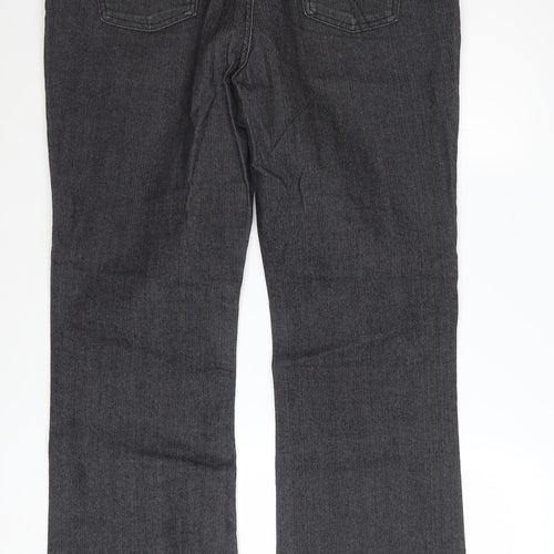 Marks and Spencer Per Una Women’s Grey Bootcut Jeans Size 16 Long