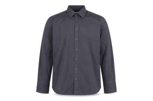 Charles Tyrwhitt Men's Grey Classic Fit Cotton Formal Dress Shirt 16/34