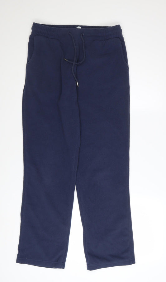 Damart Women’s Blue Fleece Thermal Sweatpants Size 10-12