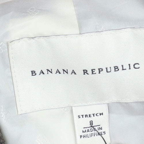 Banana Republic Womens Brown Wool Blend Tailored Blazer Size 12