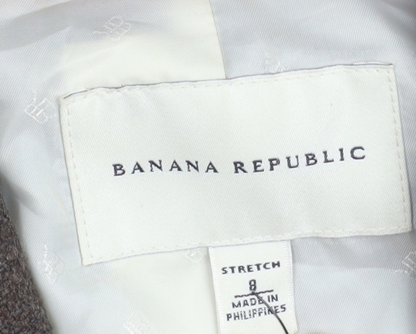 Banana Republic Womens Brown Wool Blend Tailored Blazer Size 12