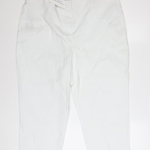 Cerulean White Women's Size 16 Capri Leggings Stretch Comfort
