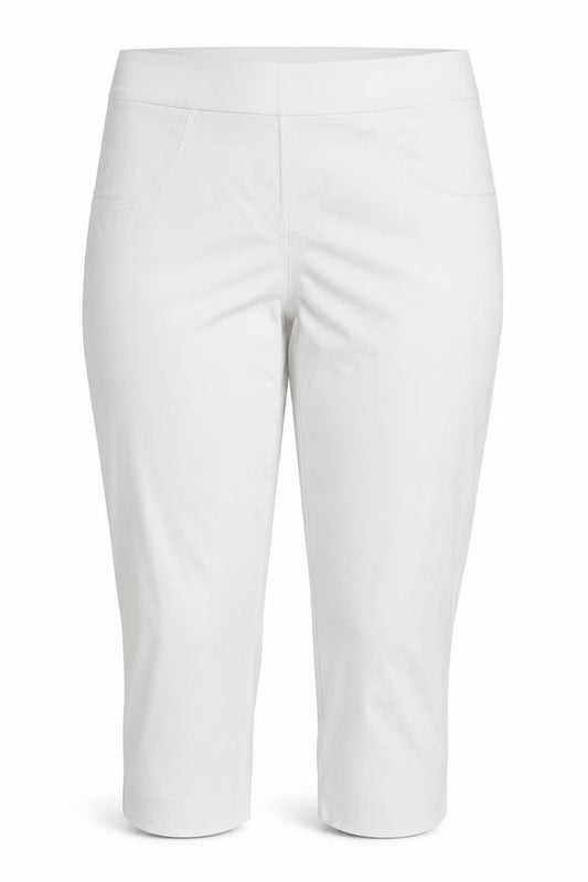 Cerulean White Women's Size 16 Capri Leggings Stretch Comfort