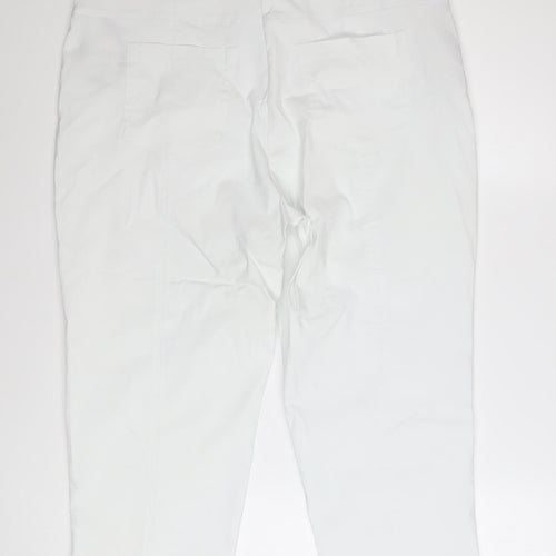 Cerulean White Women's Size 16 Capri Leggings Stretch Comfort