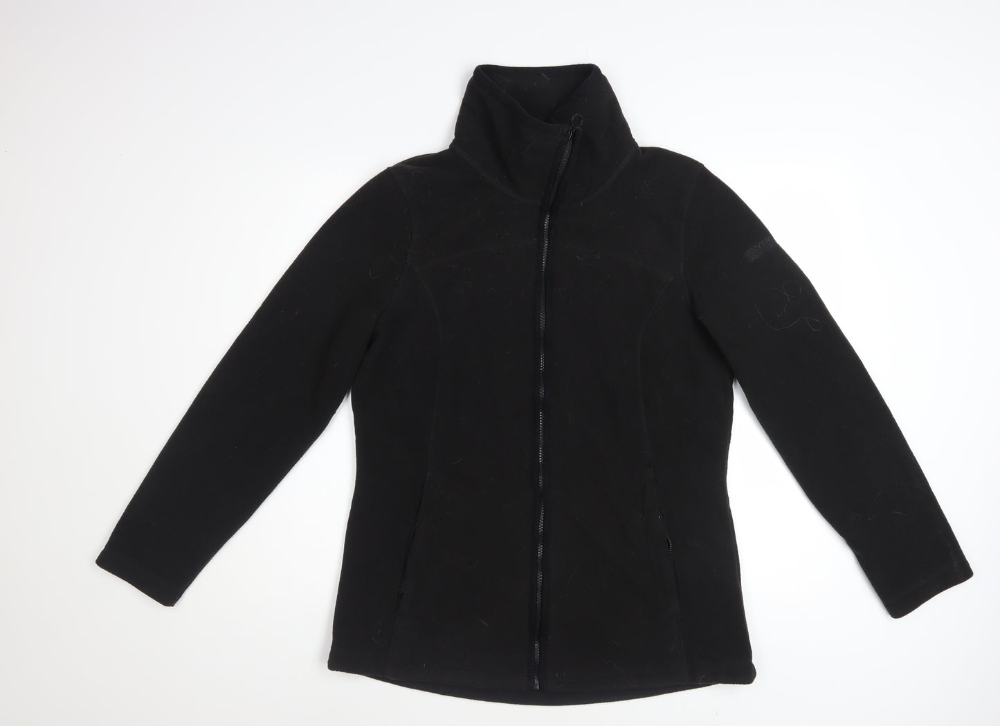 Regatta Women’s Black Fleece Mid-Length Jacket Size 16