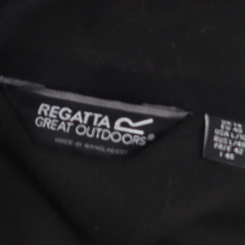 Regatta Women’s Black Fleece Mid-Length Jacket Size 16