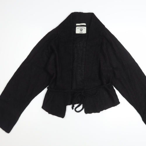 Tiger of Sweden Women Black Size S Mohair Blend Wrap Cardigan