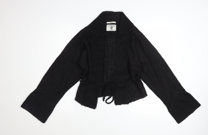Tiger of Sweden Women Black Size S Mohair Blend Wrap Cardigan