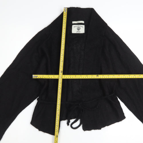 Tiger of Sweden Women Black Size S Mohair Blend Wrap Cardigan