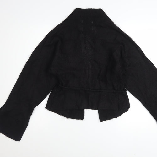 Tiger of Sweden Women Black Size S Mohair Blend Wrap Cardigan