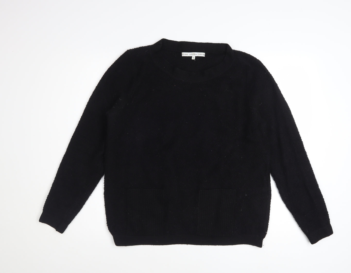 & Other Stories Women Black Wool Knit Jumper M