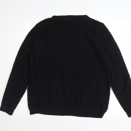 & Other Stories Women Black Wool Knit Jumper M