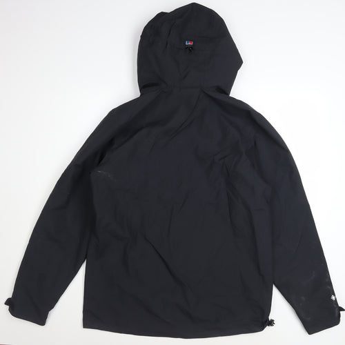 Berghaus Men's Black Waterproof Hooded Rain Jacket M Outdoor