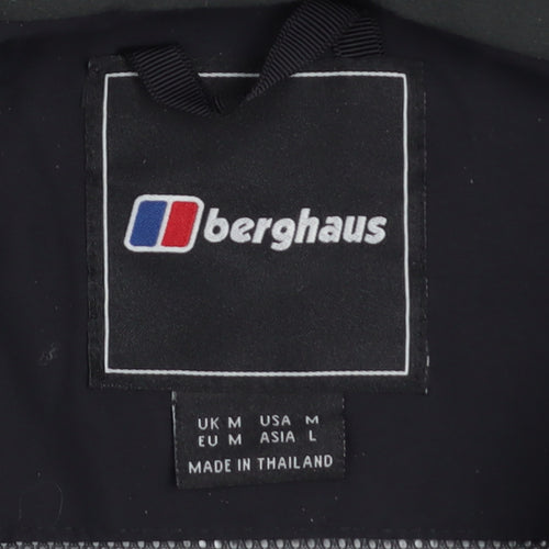 Berghaus Men's Black Waterproof Hooded Rain Jacket M Outdoor