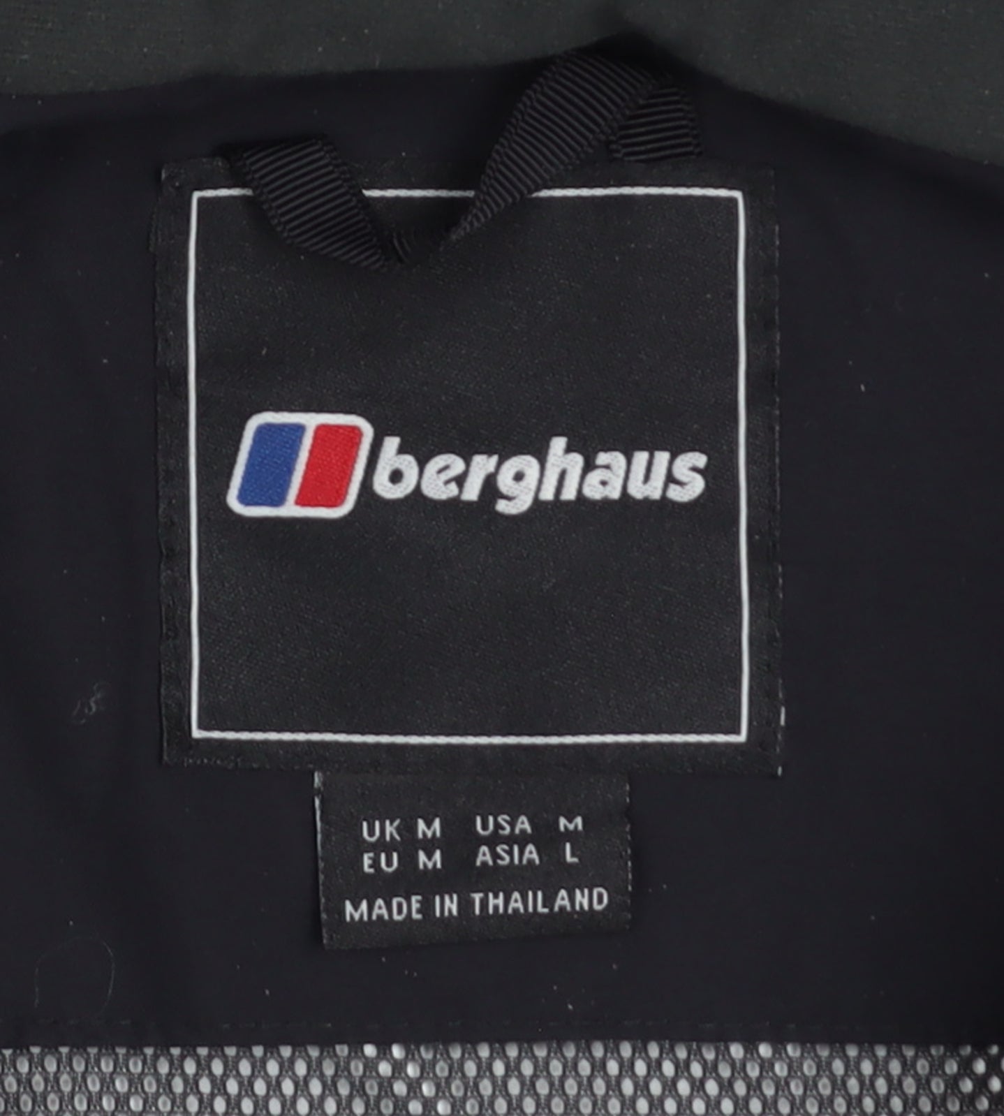 Berghaus Men's Black Waterproof Hooded Rain Jacket M Outdoor