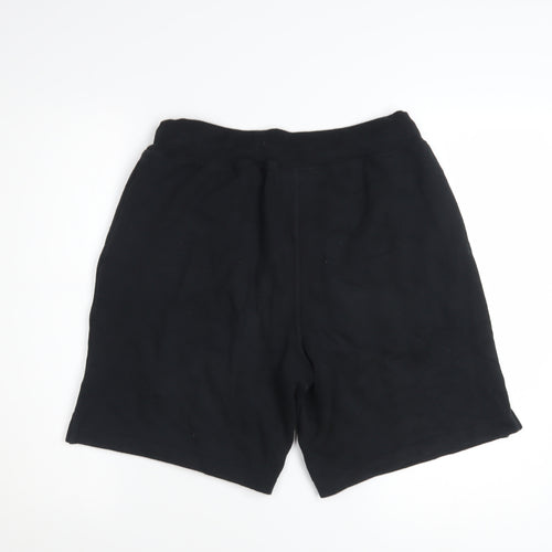 New Balance Men's Black M Sweat Shorts with Drawstring Waist