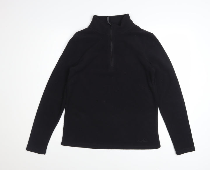 Peter Storm Women’s Black Size 12 Half Zip Fleece Sweatshirt