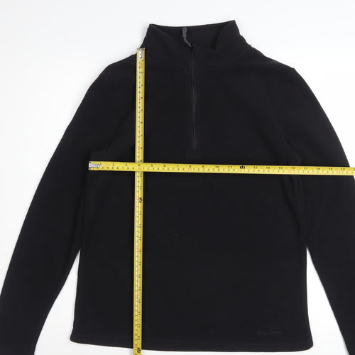 Peter Storm Women’s Black Size 12 Half Zip Fleece Sweatshirt