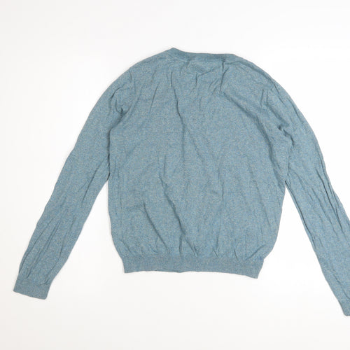 Fat Face Women’s Ocean Green Cotton Cardigan Size 12 Button Knit