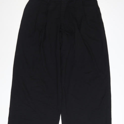 Hollister Women’s Black Wide-Leg Livvy Baggy Trousers M Regular