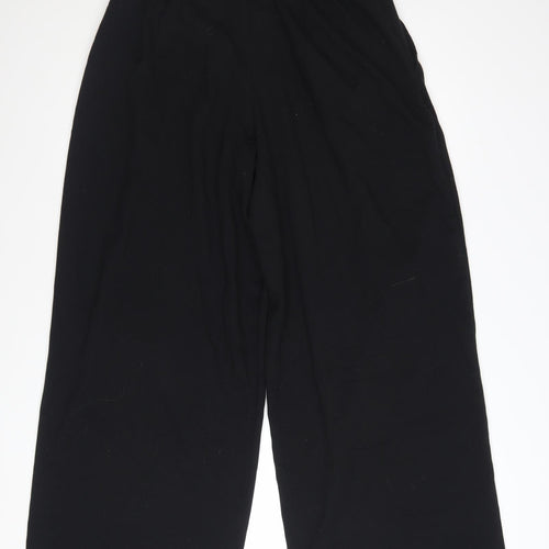 Hollister Women’s Black Wide-Leg Livvy Baggy Trousers M Regular