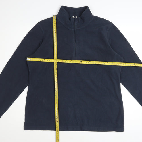Mountain Warehouse Unisex Blue Fleece L Pullover Sweatshirt