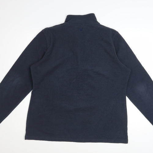 Mountain Warehouse Unisex Blue Fleece L Pullover Sweatshirt