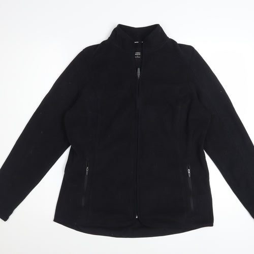 Marks and Spencer Women’s Black Fleece Zip Jacket Size 12