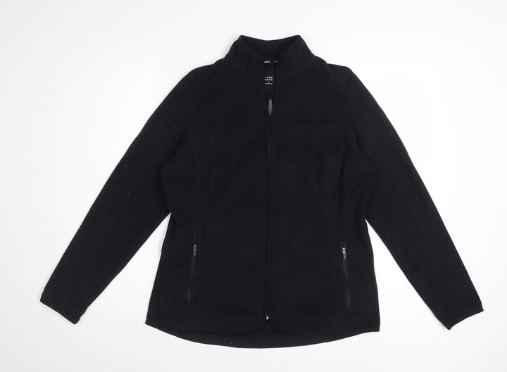 Marks and Spencer Women’s Black Fleece Zip Jacket Size 12