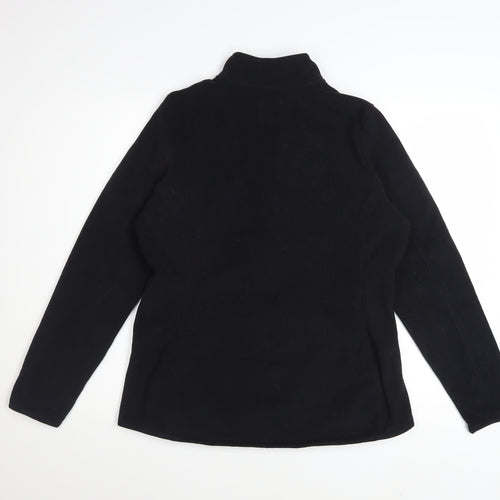 Marks and Spencer Women’s Black Fleece Zip Jacket Size 12