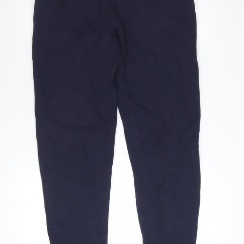 Lacoste Mens Blue Jogger Sweatpants M Elastic Waist Logo