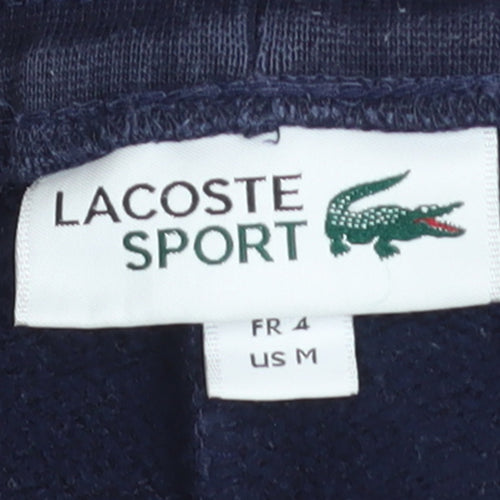 Lacoste Mens Blue Jogger Sweatpants M Elastic Waist Logo