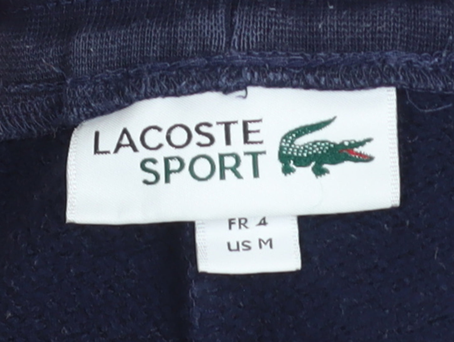 Lacoste Mens Blue Jogger Sweatpants M Elastic Waist Logo