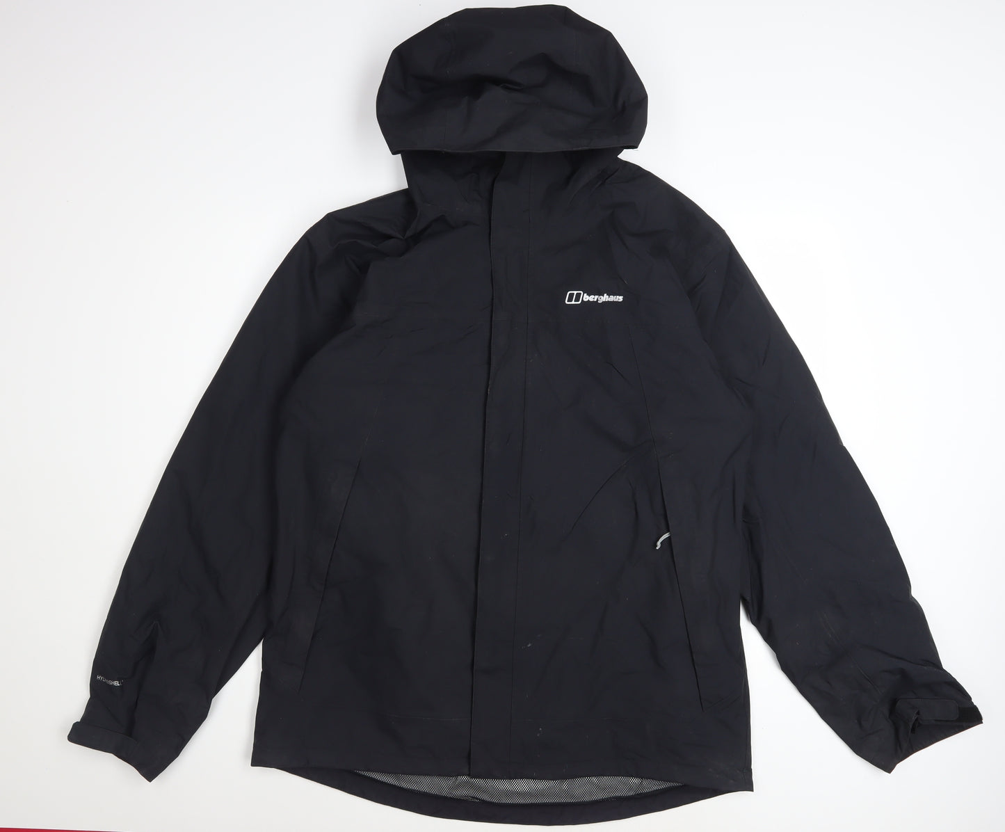 Berghaus Men's Black XL Waterproof Hooded Rain Jacket