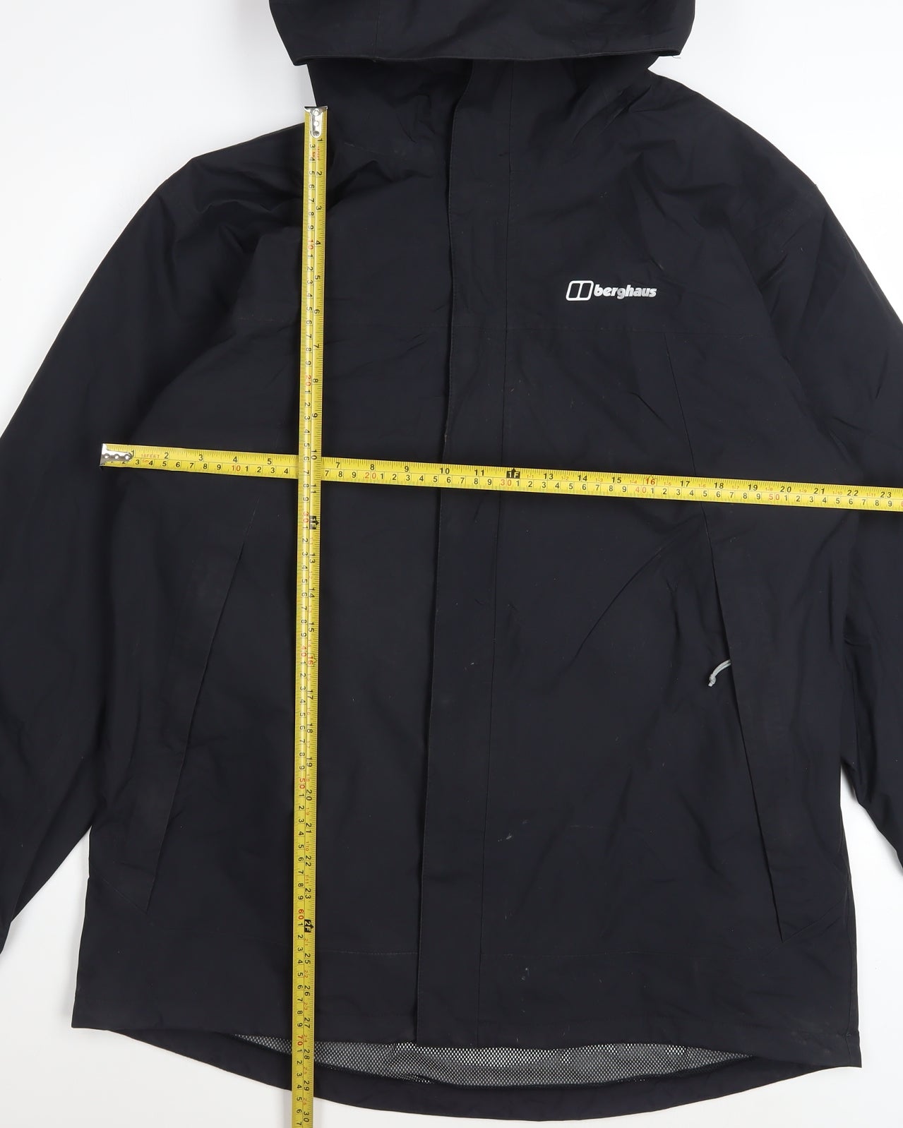 Berghaus Men's Black XL Waterproof Hooded Rain Jacket