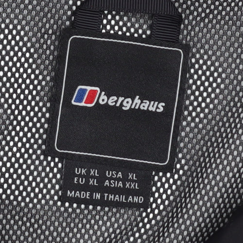 Berghaus Men's Black XL Waterproof Hooded Rain Jacket