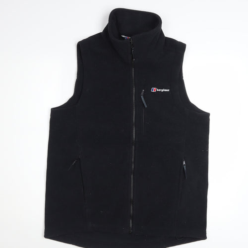Berghaus Men's Black Fleece Bodywarmer Gilet Waistcoat Size M