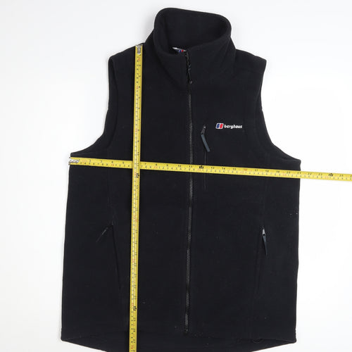 Berghaus Men's Black Fleece Bodywarmer Gilet Waistcoat Size M