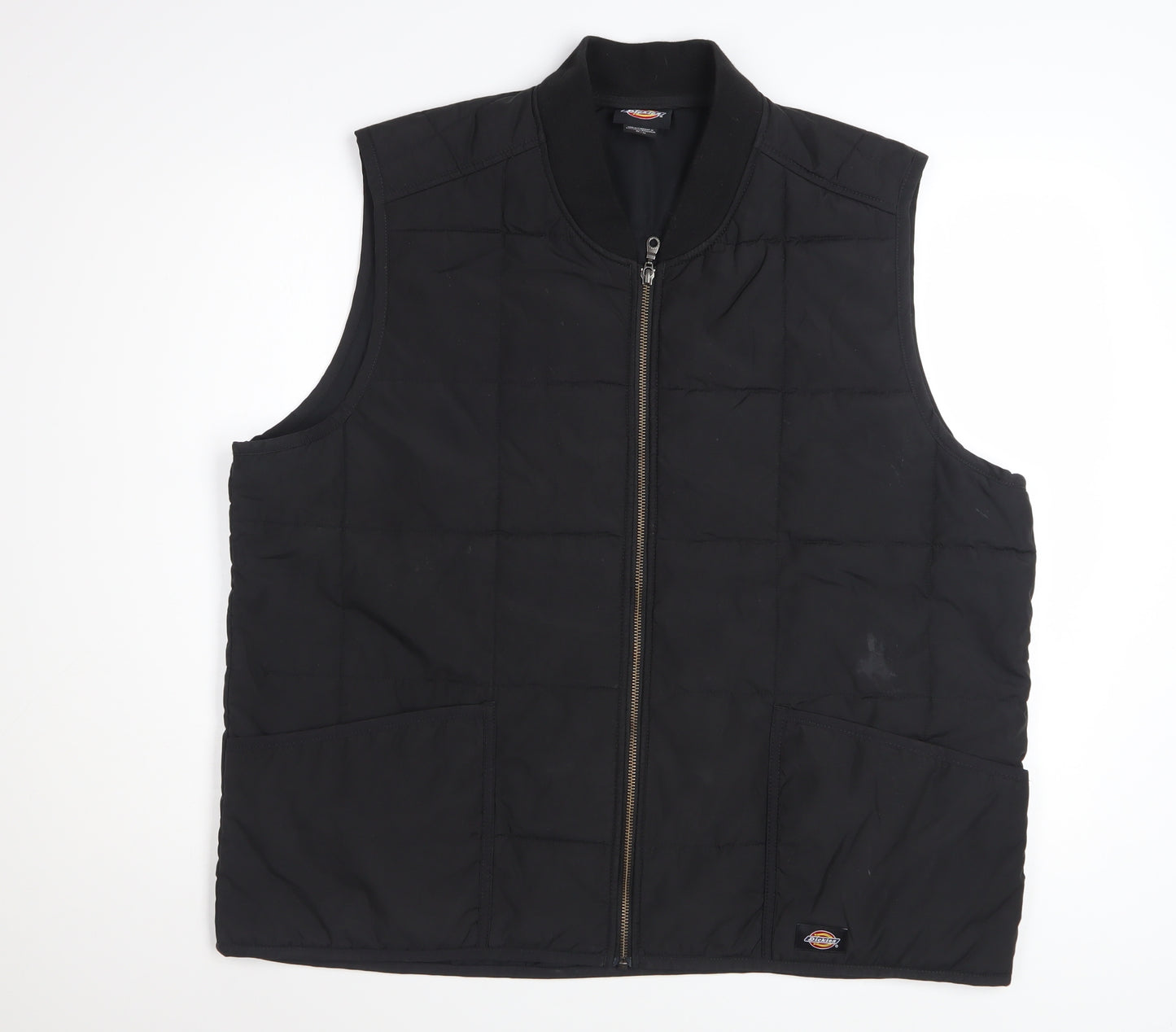 Dickies Men’s Black Quilted Work Bodywarmer Waistcoat XL